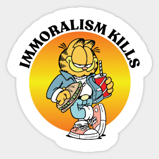 IMMORALISM KILLS Sticker